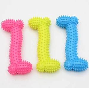 Gumijas rotaļlieta suņiem - kaula košļājamā 11cm