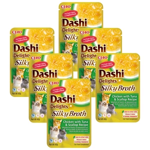 INABA Dashi Delights zīdainais buljons Vistas gaļa ar tunci un ķemmīšgliemenēm 40g