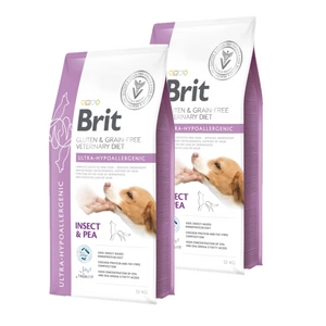 BRIT GF Veterinary Diets Ultra-Hypoallergenic Insect 2x12kg