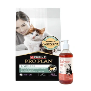 PRO PLAN LiveClear Barība kaķēniem ar tītara gaļu 1,4 kg