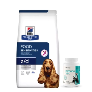 HILL'S PD Prescription Diet Canine z/d Jutīgums pret pārtiku 10kg