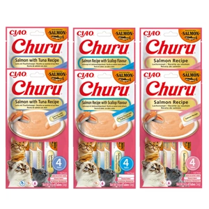 INABA CAT CHURU laši ar tunci 4x14g