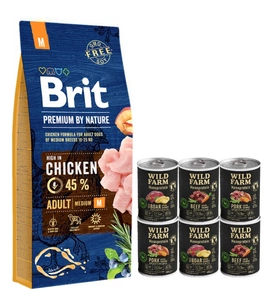 BRIT Premium By Nature Adult M 15kg