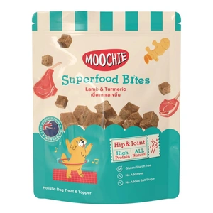 MOOCHIE Superfood Bites Lamb & Turmeric Hip & Joint 40g suņu barība ar jēra gaļu un kurkumu