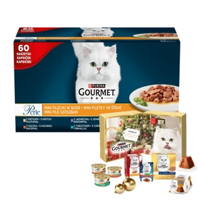 Purina Gourmet Perle Mini Filets in sauce Kaķu barība 60x85g