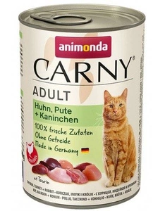 ANIMONDA Cat Carny Adult garša: vistas, tītara, truša 400g