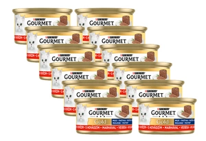 Purina Gourmet Gold putas ar liellopu gaļu 12x85g