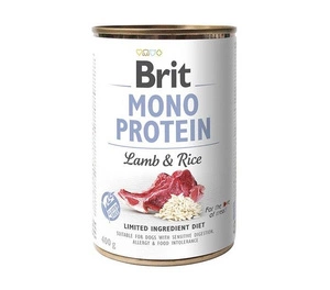 BRIT MONO PROTEIN Jēra gaļa un brūnie rīsi 400g