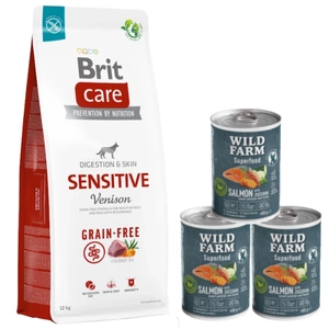 BRIT CARE Sensitive Venison bez graudiem 12kg