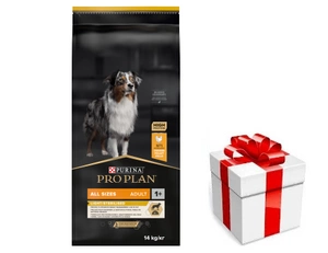 PRO PLAN Light Sterilizēta visu izmēru pieaugušo suņu barība ar vistas gaļu 14kg + DOG FOOD