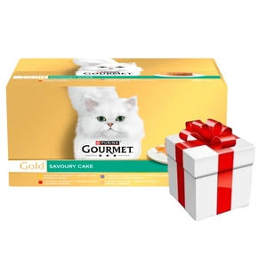 Purina Gourmet Gold kaķu barība Savoury Cake 48 x 85 g