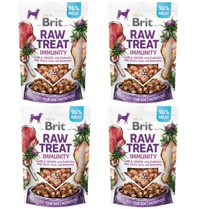 BRIT CARE Dog Raw Treat Immunity Lamb & Chicken ar probiotikām, piena dadžu sēklām un rozmarīnu 40g