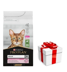 PRO PLAN Delicate Digestion barība pieaugušiem kaķiem ar jēra gaļu 1,5kg + STAIGMENA KATEI