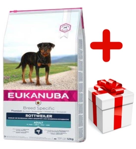 EUKANUBA Adult Rotveilers 12kg + STAIGMENA SUŅIEM