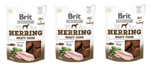 BRIT Jerky Snack Siļķes gaļas monētas 80g