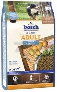Bosch Adult Fish &amp; Potato, zivs ar kartupeļiem (jauna recepte) 3kg