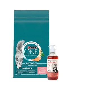 Purina One Adult Salmon & Wheat barība kaķiem 9,75 kg