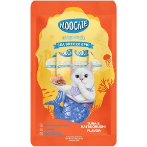 MOOCHIE Fairy Puree Tuna & Katsuobushi 5×15g kaķu delikateses