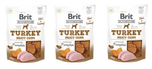 BRIT Jerky Snack Turcijas gaļas monētas ar ķirbjiem 80g