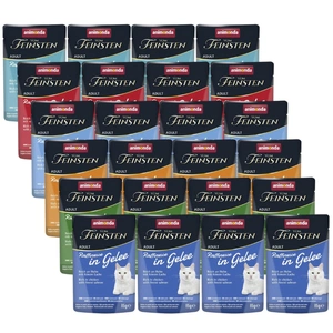 ANIMONDA Vom Feinsten Raffinesse vistas gaļa ar melnajām zivīm želejā 85 g