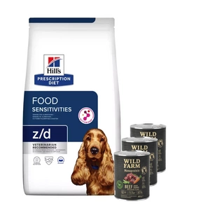 HILL'S PD Prescription Diet Canine z/d Jutīgums pret pārtiku 10kg