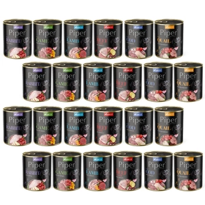 DOLINA NOTECI Piper suņiem ar brieža gaļu un ķirbjiem 800g