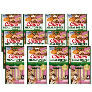 INABA Suņu barības piedeva vistas gaļai ar laša receptēm 4x14 (56g)