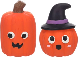 Flamingo Halloween gumijas rotaļlieta suņiem Ķirbju maisījums