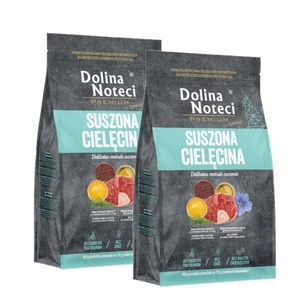 Dolina Noteci Premium žāvēta barība sterilizētiem visu šķirņu kaķiem teļa gaļa 2 kg