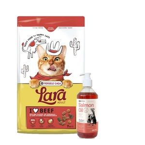 VERSELE-LAGA Lara Adult Beef 7kg - Pieaugušo kaķu barība ar liellopa gaļas garšu