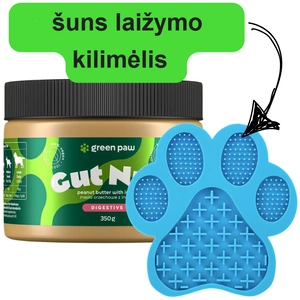 Green Paw Gut Nuts 350g - Zemesriekstu sviests ar inulīnu suņiem