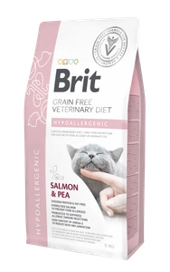 Brit gf veterinārās diētas kaķiem Hypoallergenic 2kg