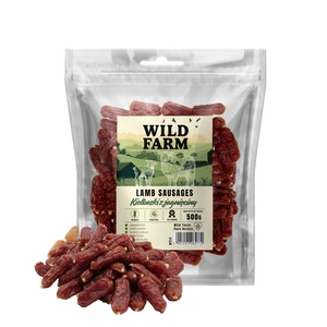 WILD FARM jēra gaļas desiņas 500g suņu našķi