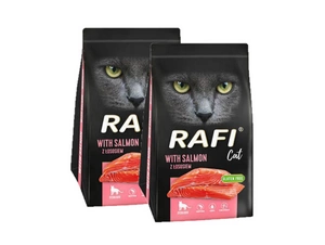 DOLINA NOTECI Rafi Cat sausā barība sterilizētiem kaķiem ar lašiem 1,5kg