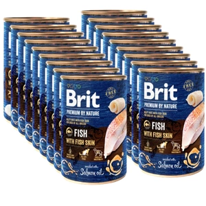 Brit Premium by Nature Zivis ar zivju ādu 400g