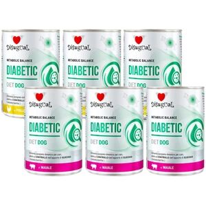 Disugual Veterinary mitrā barība suņiem DIABETIC Chicken (pieaugušajiem) 400g