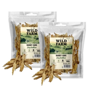 WILD FARM trušu ausis 300g suņu našķi