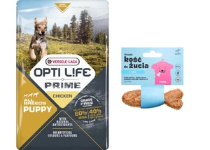 VERSELE-LAGA Opti Life Prime Puppy 2,5kg - barība kucēniem ar vistas gaļu bez graudaugiem