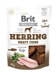 BRIT Jerky Snack Siļķes gaļas monētas 80g