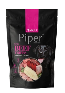 DOLINA NOTECI Piper suņiem ar liellopu gaļas kuņģiem un bietēm 500g