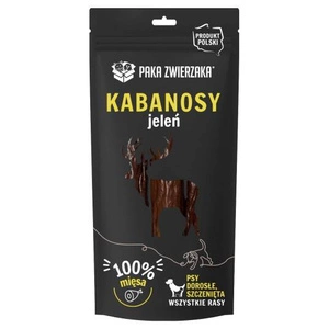 PAKA ZWIERZAKA - briežu kabanosi 3 gab (80g)