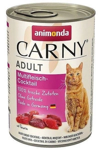 ANIMONDA Cat Carny Adult garša: multi gaļas kokteilis 400g x6