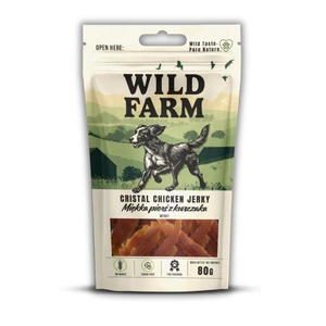 WILD FARM mīkstas vistas krūtiņas 80g suņu našķi