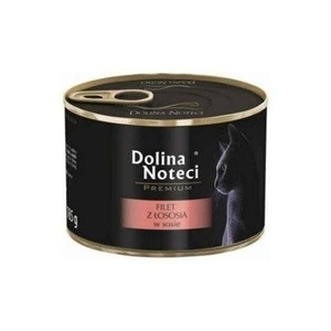 DOLINA NOTECI Premium kaķiem laša fileja mērcē 185g