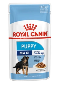 ROYAL CANIN Maxi Puppy 10x140g mitrā barība mērcē lielās šķirnes kucēniem līdz 15 mēnešu vecumam