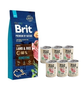 BRIT Premium By Nature Sensitive jēra gaļa 8kg