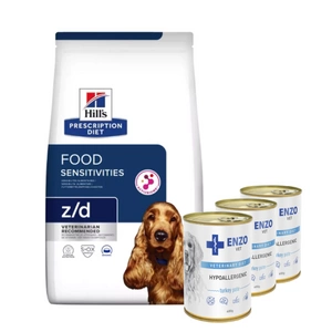 HILL'S PD Prescription Diet Canine z/d Jutīgums pret pārtiku 3kg
