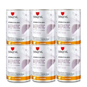 Disugual Veterinārais mitrais barība suņiem HEPATIC tītars (pieaugušajiem) 400g