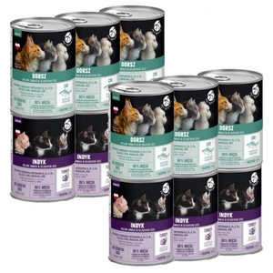 PetRepublic gabaliņi mērcē ar tītaru 400g kaķiem