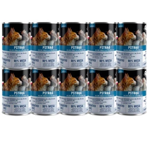 PetRepublic gabaliņi mērcē ar foreli 10x400g kaķiem